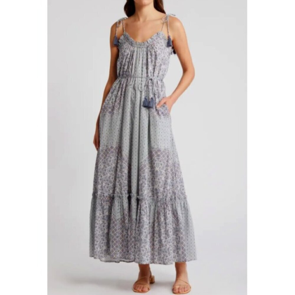 Cleobella 'Cindy' Organic Cotton Maxi-Dress, Paloma Print, Multi